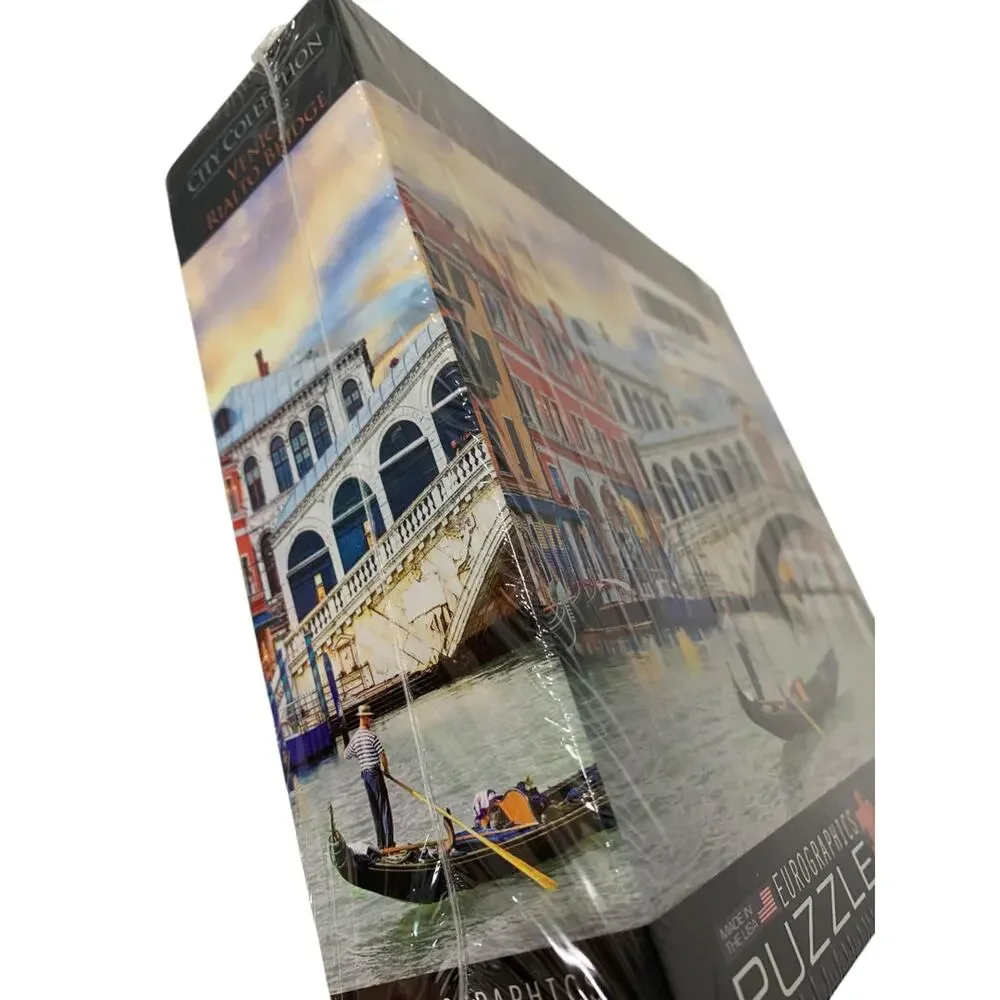 City‎ Collection EuroGraphics Puzzle Venice-Rialto Bridge 1000 Piece Sealed